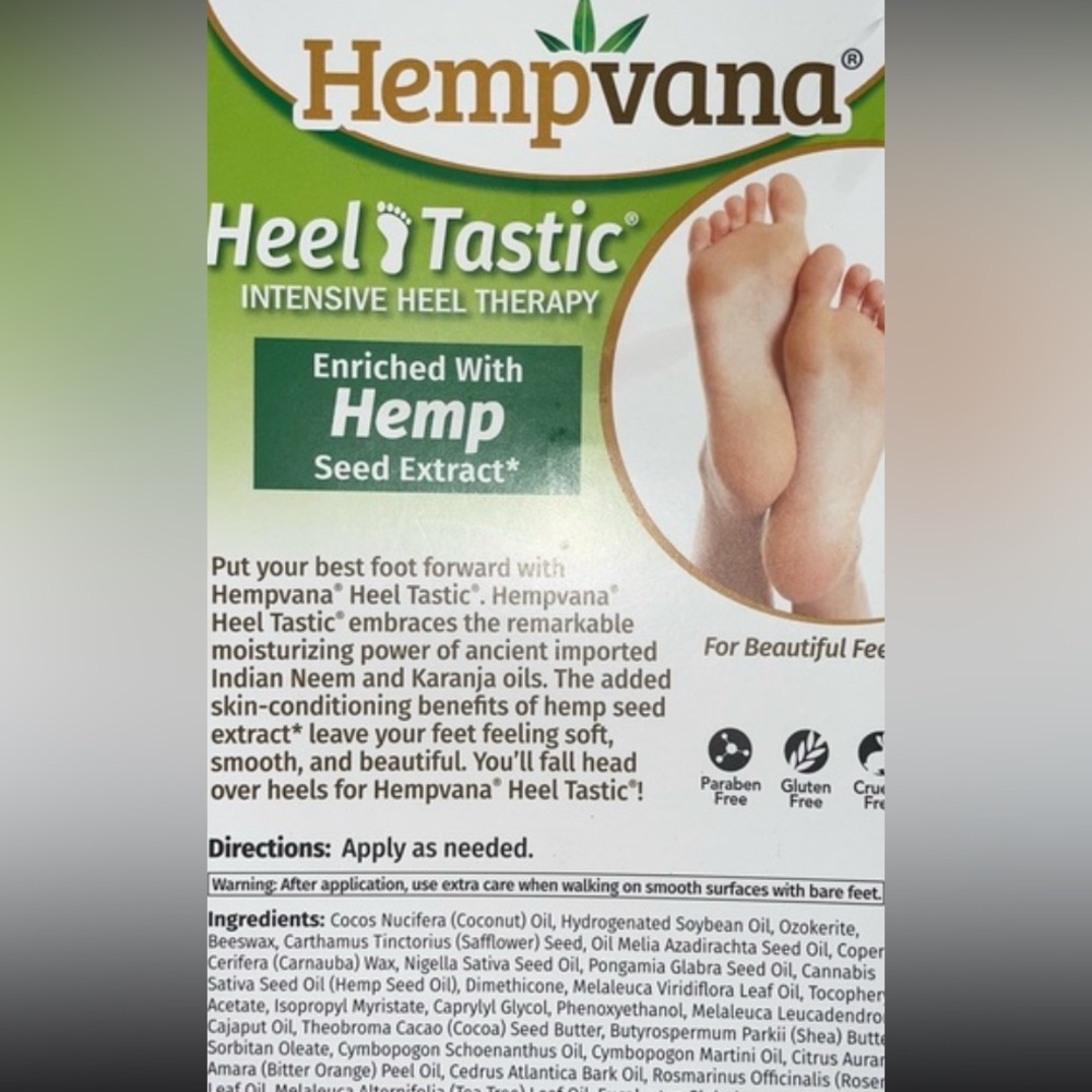 💚💚 HEMPVANA HEEL🦶TASTIC 💚💚
